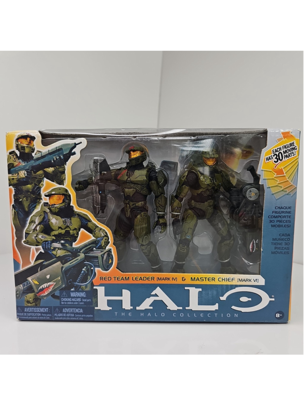 SEALED Halo Red Team Leader (Mark IV) & Master Chief (Mark VI) 2-Pack McFarlane